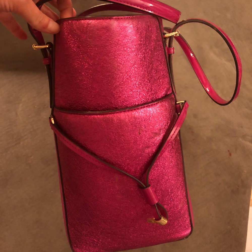 Authentic Pink Michael Kors Handbag And Wallet - image 3